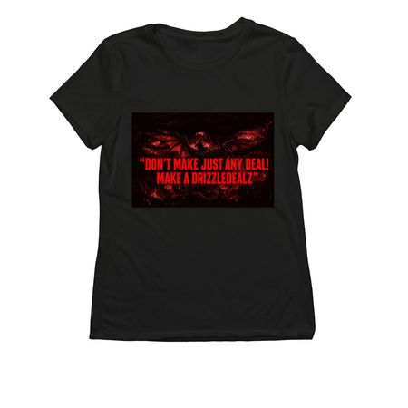 DrizzleDeal, a Deep Black Allmade Eco Triblend Women?s Tee