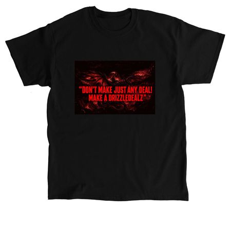 DrizzleDeal, a Black Classic Unisex Tee