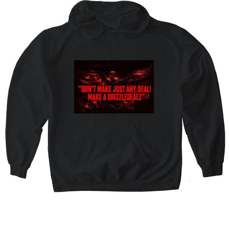 DrizzleDeal, a Black Gildan Softstyle Pullover Hoodie