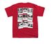 Youth Tees & Sweatshirts, a Red Youth Unisex Tee (back-view)