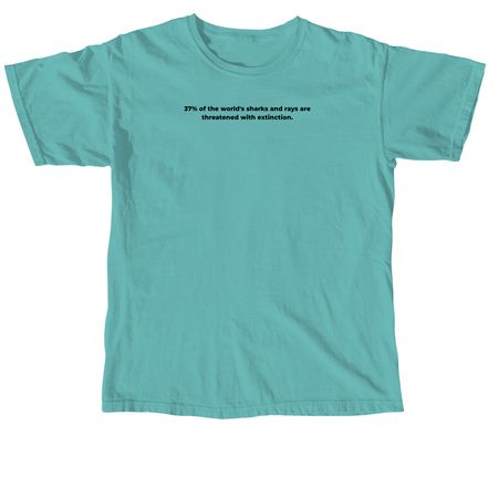 Protect the Sharks, a Seafoam Comfort Colors Unisex Tee