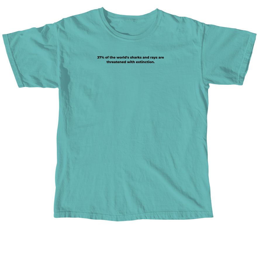 Protect the Sharks, a Seafoam Comfort Colors Unisex Tee