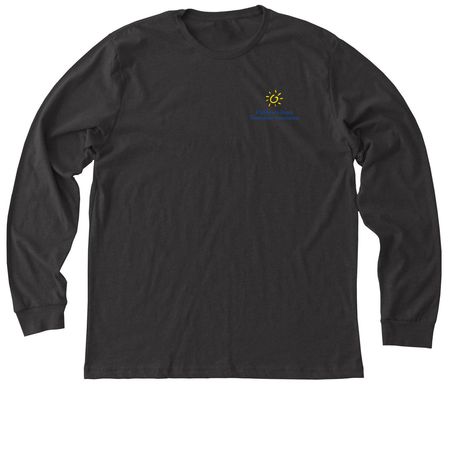 40th Anniversary Campaign, a Dark Grey Heather Premium Long Sleeve Tee