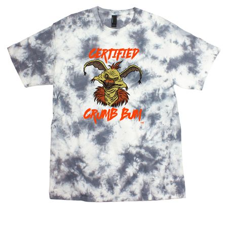 Crumb Bum, a Grey Crystal Tie Dye Tee