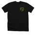 Yellow Heart Orange Butterfly Shirt, a Solid Black Blend Premium Unisex Tee