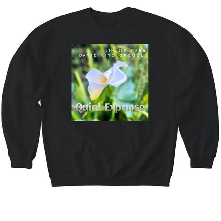 Quiet Expanse, a Black Softstyle Crewneck Sweatshirt