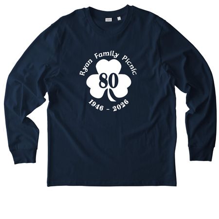 White Logo Shirts, a French Navy Stanley/Stella Unisex Creator 2.0 Long Sleeve Tee
