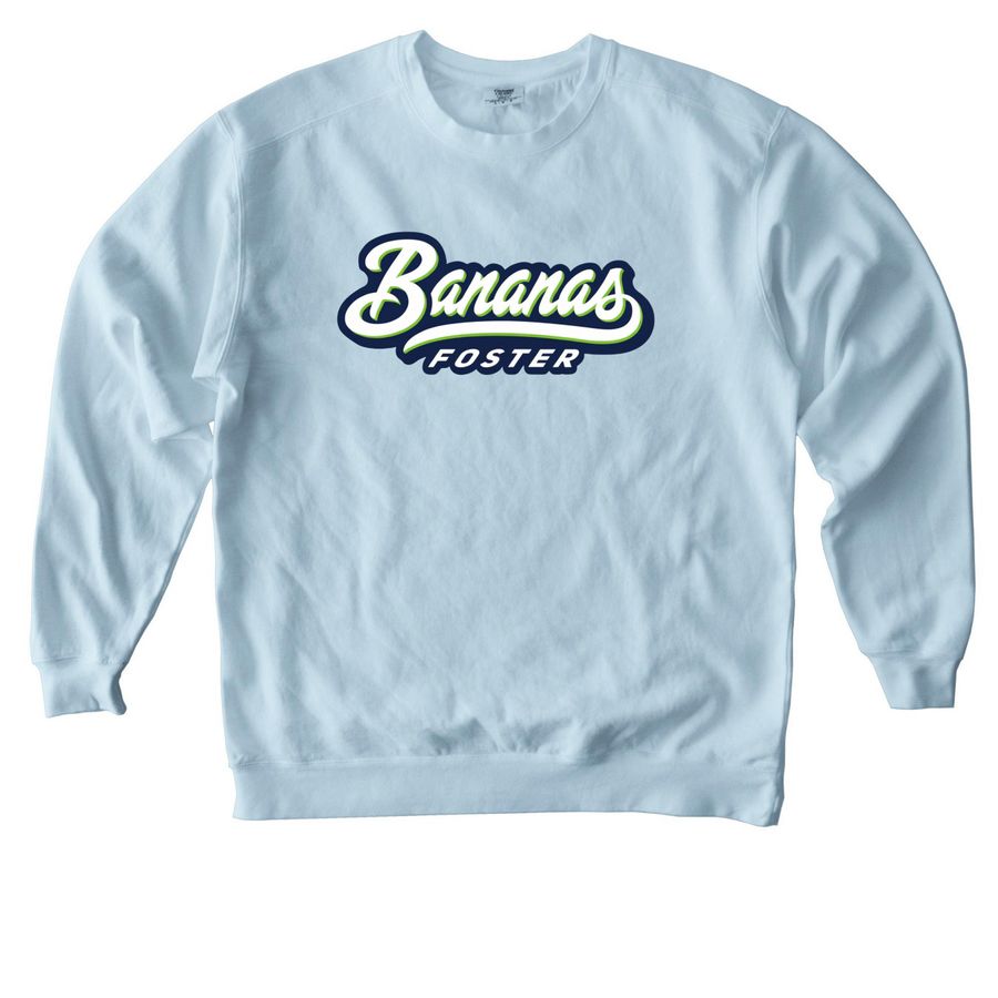 The Signature Logo - Comfort Colors, a Chambray Comfort Colors Crewneck Sweatshirt