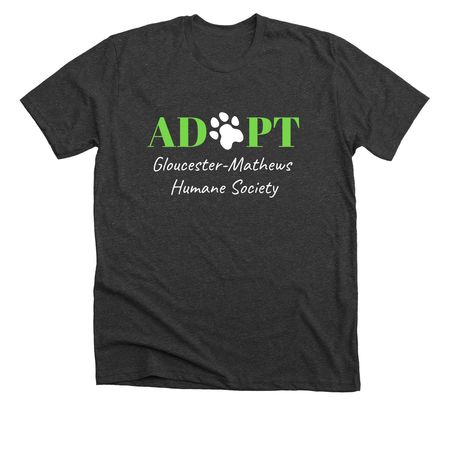 Adopt!, a Dark Grey Heather Premium Unisex Tee