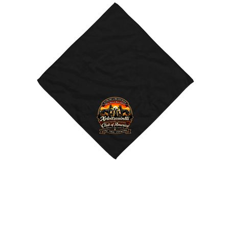 2026 National Specialty Weekend Bandana, a Black Cotton Bandana