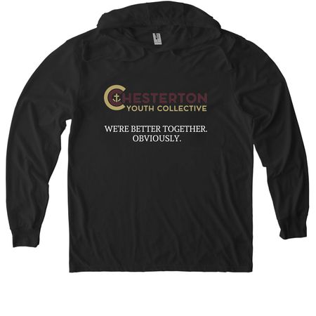 Better Together, a Space Black Allmade Eco Triblend Hoodie Tee
