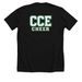CHEER DAD&nbsp;, a Solid Black Blend Premium Unisex Tee (back-view)