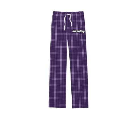 Adult Pajama Pants, a Purple/ White Flannel Pajama Pant