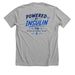 Large Logo Design, a Athletic Heather Premium Unisex Tee (back-view)
