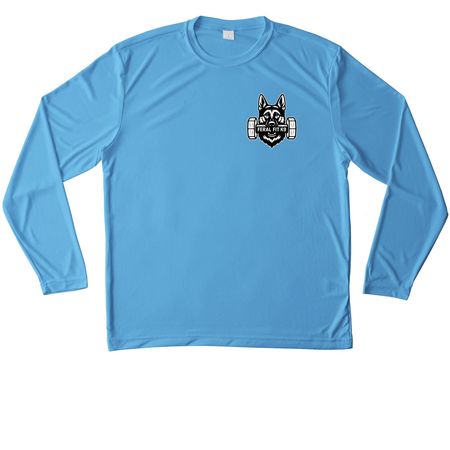 Feral Fit Canines Dock '26 Activewear, a Carolina Blue Unisex Performance Long Sleeve Tee