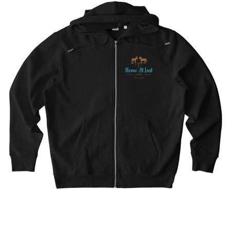 New 2025 logo&nbsp;, a Black Stanley/Stella Unisex Cultivator 2.0 Zip Up Pullover Hoodie