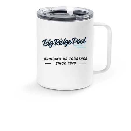 Travel Tumbler, a White Stainless Steel Travel Mug