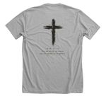 Not Of This World, a Athletic Heather Premium Unisex Tee (back-view)