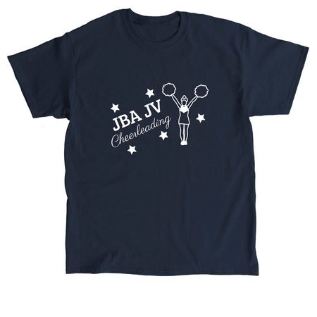 JV Cheerleader Shirt, a Navy Classic Unisex Tee