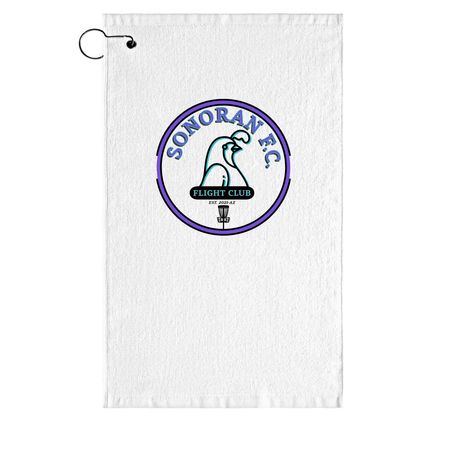 Don't Leave Home Without Your Towel, a White Golf Towel
