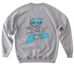 SGU Surgery Club, a Sport Grey Softstyle Crewneck Sweatshirt (back-view)