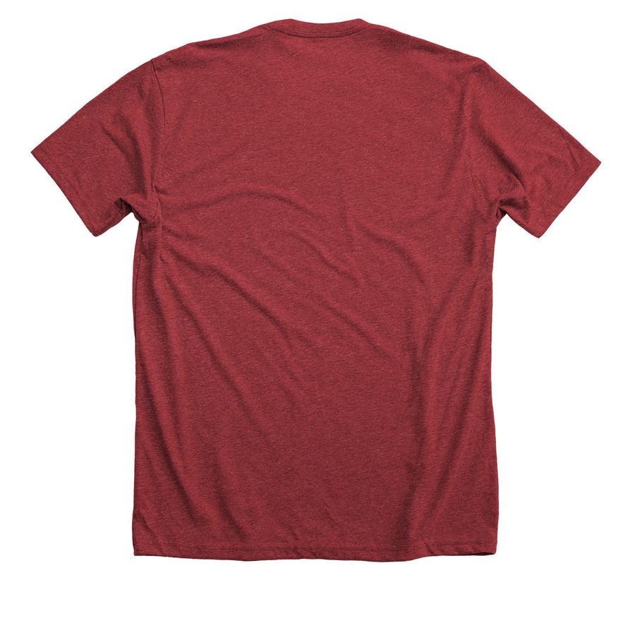 Got That Dog in Me, a Heather Canvas Red Premium Unisex Tee (back-view)