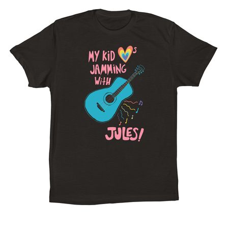 My Kid ?s JWJ! Adult, a Black Premium Cotton Tee