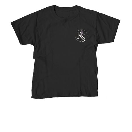 Small Logo, a Black Youth Unisex Tee