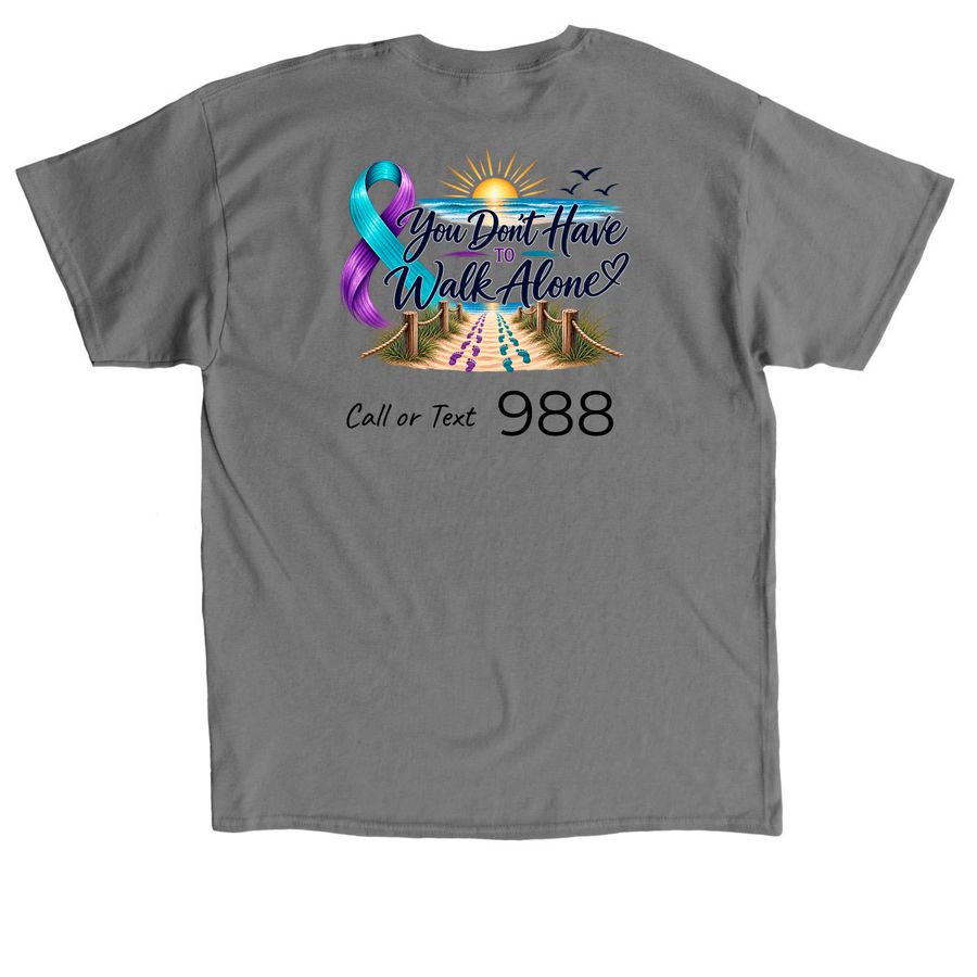 The Berry Bunch 2026, a Charcoal Classic Unisex Tee (back-view)