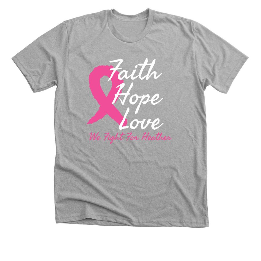 Helping Heather, a Athletic Heather Premium Unisex Tee