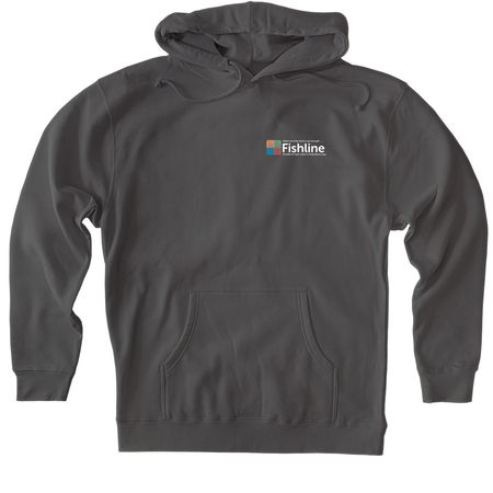 Sweatshirts with White Logo, a Charcoal Heavyweight Pullover Hoodie