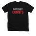 Everybody Counts Or Nobody Counts Fundraiser, a Solid Black Blend Premium Unisex Tee