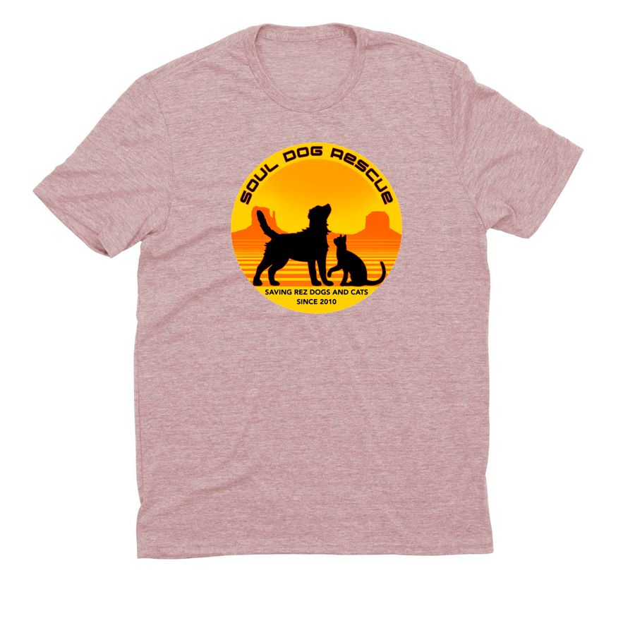 Soul Dog Rescue, a Vintage Rose Allmade Eco Triblend Unisex Tee