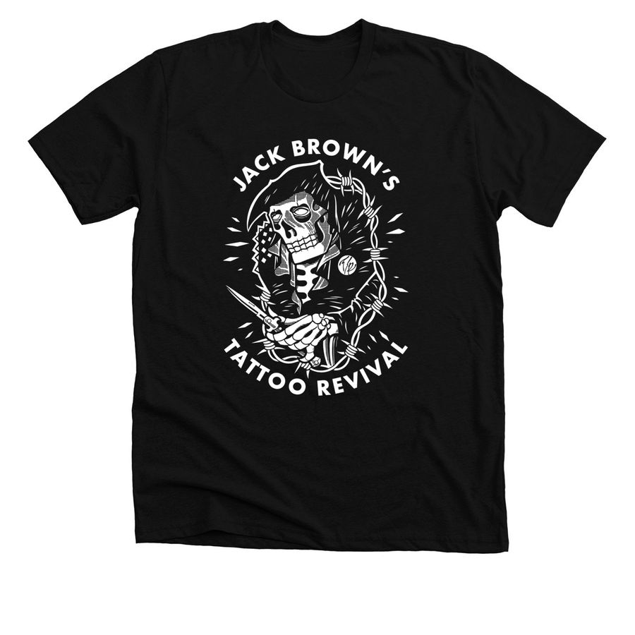 Punk Reaper&nbsp;, a Solid Black Blend Premium Unisex Tee