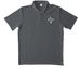 Logo Performance Polo, a Iron Grey Unisex Performance Polo