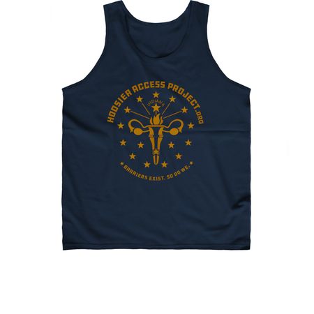 Hoosier Access Project&nbsp;, a Navy Classic Unisex Tank Top