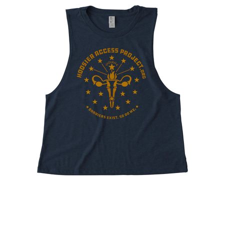 Hoosier Access Project&nbsp;, a Rebel Blue Allmade Eco Triblend Women?s Muscle Tank