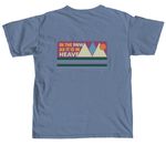 Camano Chapel PNW, a Blue Jean Comfort Colors Unisex Tee (back-view)