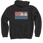 Camano Chapel PNW, a Black Pullover Hoodie (back-view)