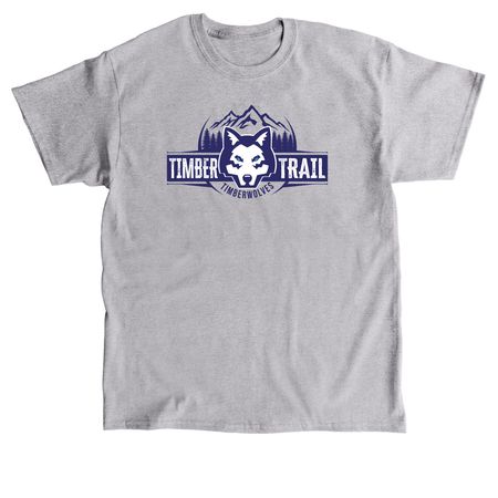 Timber Trail 'Timberwolves Mountain' Shirt, a Sport Grey Classic Unisex Tee