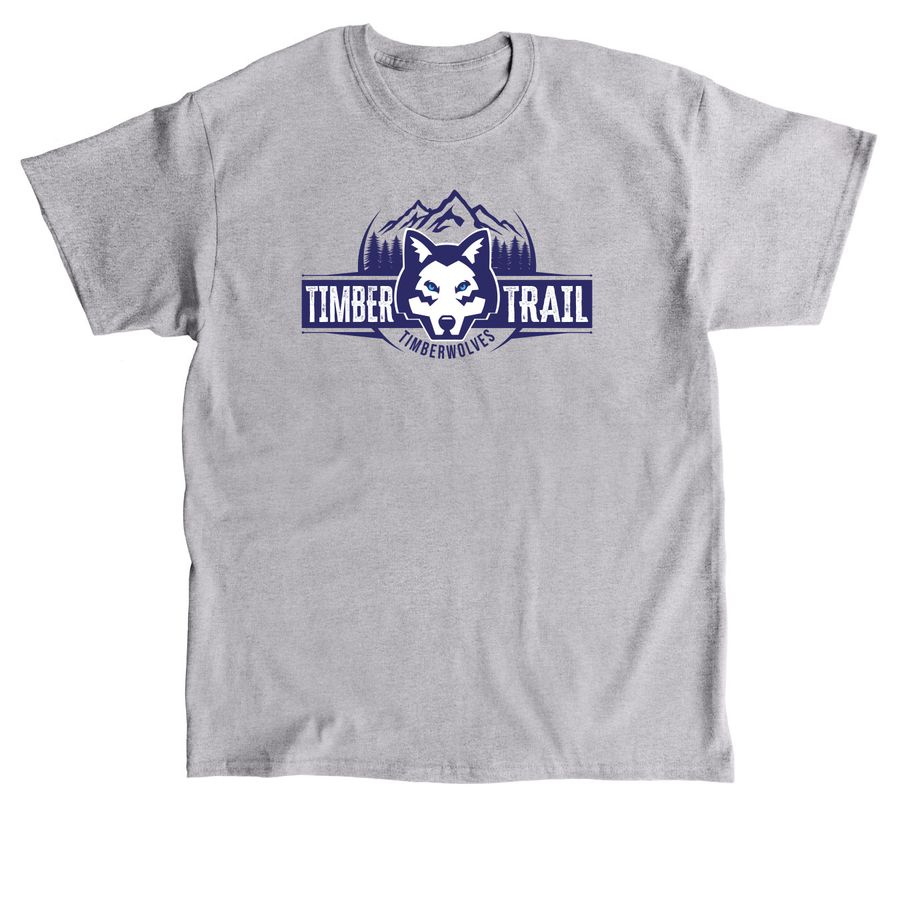 Timber Trail 'Timberwolves Mountain' Shirt, a Sport Grey Classic Unisex Tee