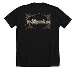 Ghost Poopers, a Solid Black Blend Premium Unisex Tee (back-view)