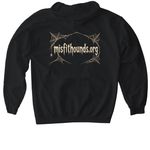 Ghost Poopers, a Black Gildan Softstyle Pullover Hoodie (back-view)