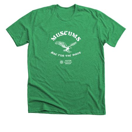 Museums are for the Birds, a Heather Kelly Premium Unisex Tee