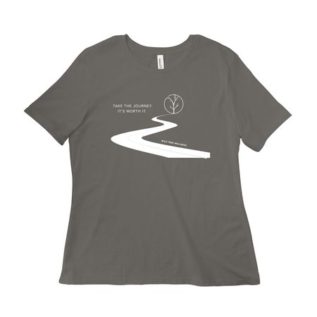 Journey, a Asphalt Women?s Relaxed Cotton Tee