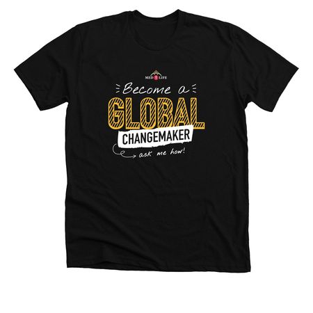 Activities Fair - Changemaker #1, a Solid Black Blend Premium Unisex Tee