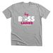 Hey BOSS Ladies T-Shirt, a Athletic Heather Premium Unisex Tee