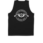 Catch the Spirit!, a Black Unisex Performance Tank (back-view)