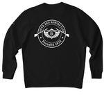Catch the Spirit!, a Black Nike Club Fleece Crewneck Sweatshirt (back-view)