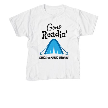 Gone Readin' Tent Tops, a White Youth Unisex Tee